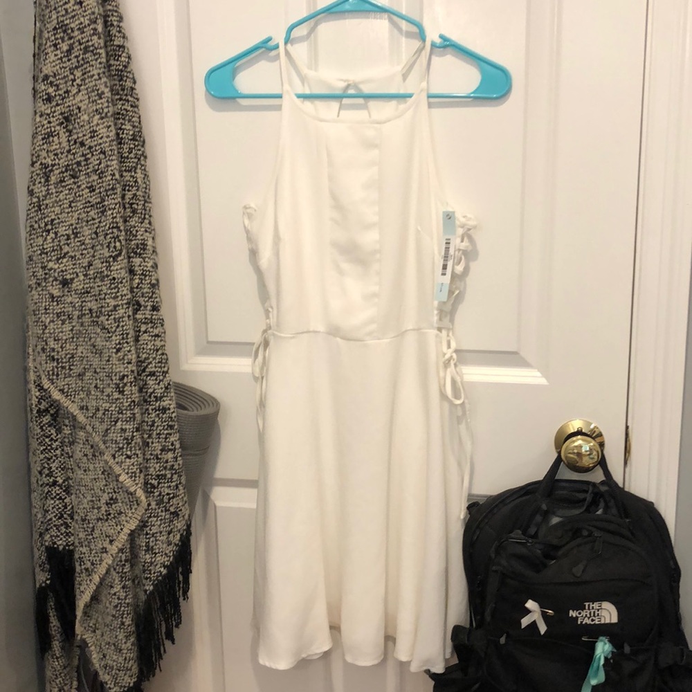 white dress